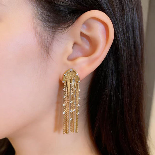 Black Velvet & Gold Tassels — Shine Bright at Your Dinner Party.