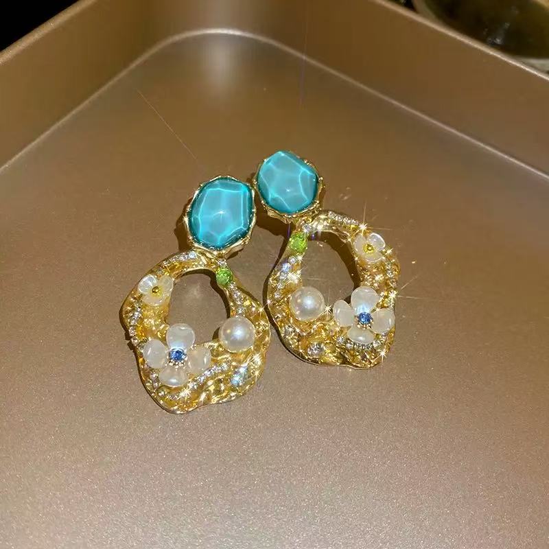 Champagne Satin Elegance, Gemstone Radiance Unveiled